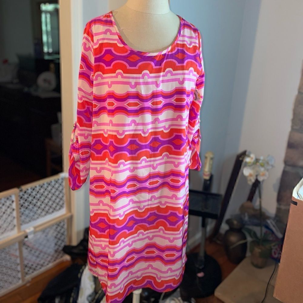 Peach loves Cream California silky dress - SZ M